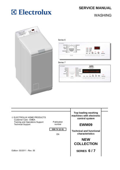 Electrolux Washer Service Manual 17