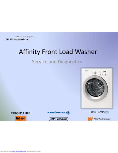 Electrolux Washer Service Manual 18