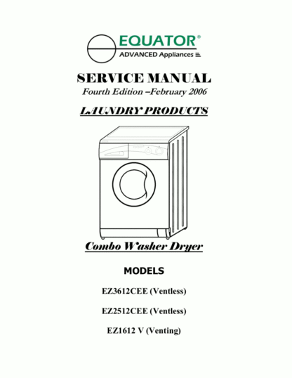 Equator Dryer Service Manual 02