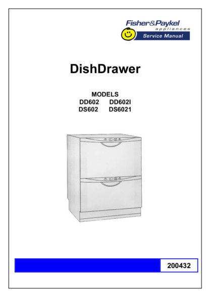 Fisher & Paykel Dishwasher Service Manual 04