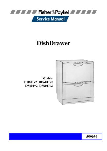Fisher & Paykel Dishwasher Service Manual 05