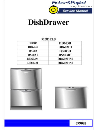 Fisher & Paykel Dishwasher Service Manual 06