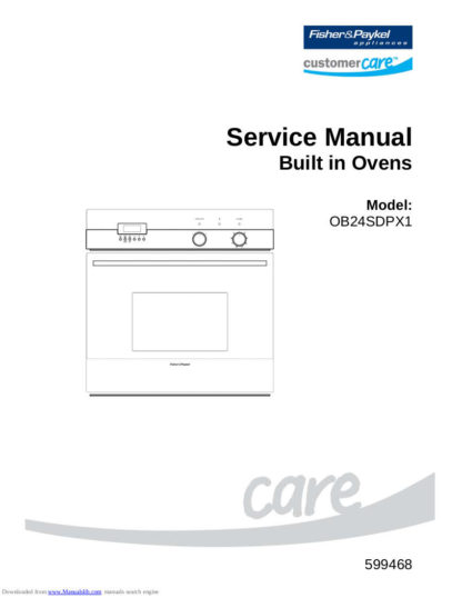 Fisher & Paykel Food Warmer Service Manual 12