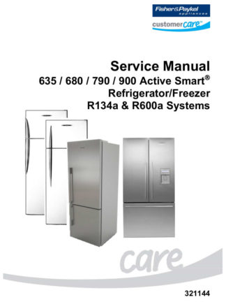 Fisher & Paykel Refrigerator Service Manual 05