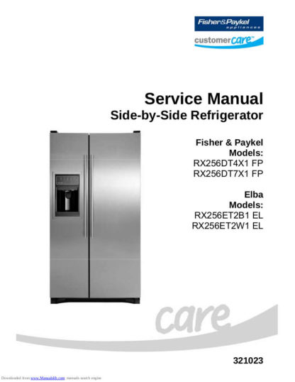 Fisher & Paykel Refrigerator Service Manual 06