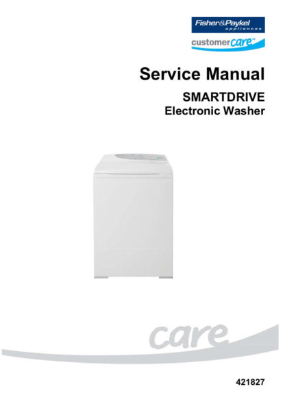 Fisher & Paykel Washer Service Manual 18