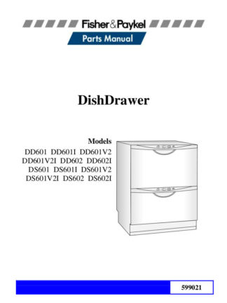 Fisher and Paykel Dishdrawer Parts Manual 02