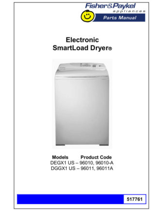 Fisher and Paykel Dryer Service Manual 05
