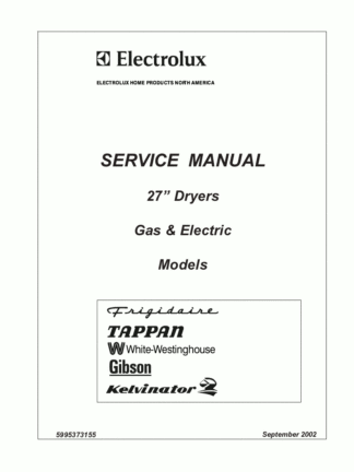 Frigidaire-Dryer-Service-Manual-1