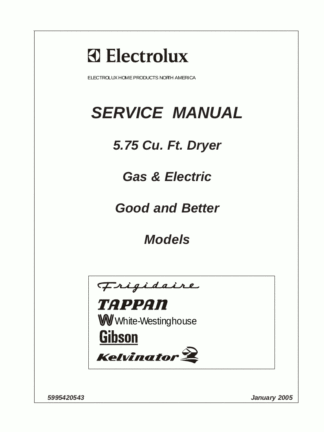 Frigidaire-Dryer-Service-Manual-4
