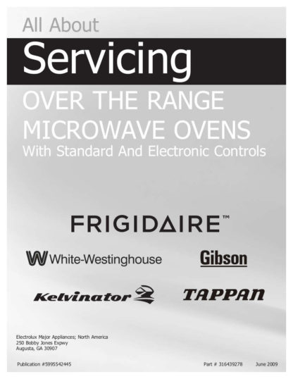 Frigidaire Micowave Oven Service Manual 21