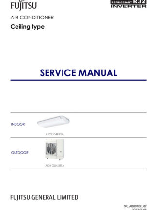 Fujitsu Air Conditioner Service Manual 160