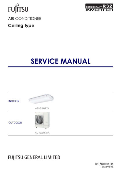 Fujitsu Air Conditioner Service Manual 160