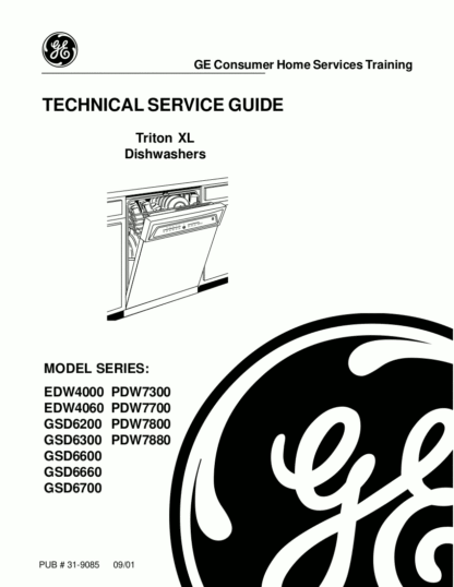 GE Dishwasher Service Manual 07