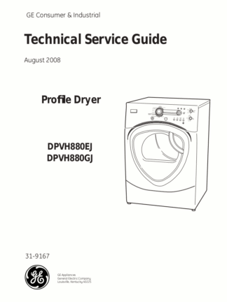 GE Dryer Service Manual 07