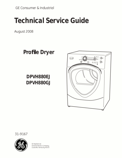 GE Dryer Service Manual 07