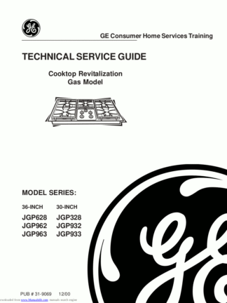 GE Food Warmer Service Manual 11