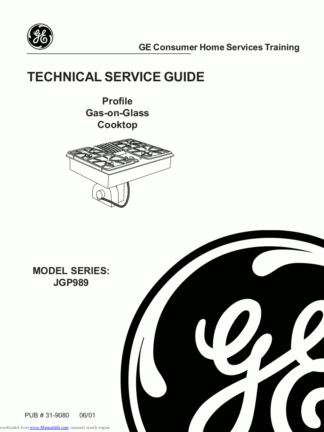 GE Food Warmer Service Manual 16