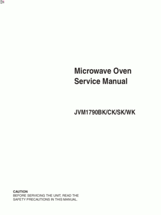 GE Microwave Oven Service Manual 01
