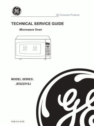 GE Microwave Oven Service Manual 04