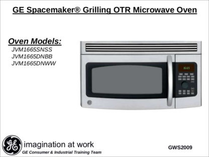 GE Microwave Oven Service Manual 06