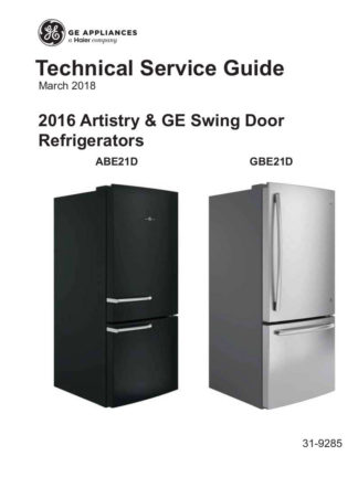 GE Refrigerator Service Manual 17