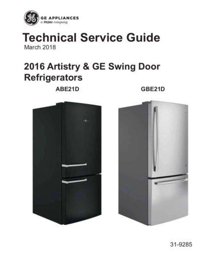 GE Refrigerator Service Manual 17