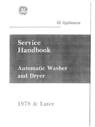 GE Dryer Service Manual 06