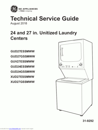 GE Washer Service Manual 19