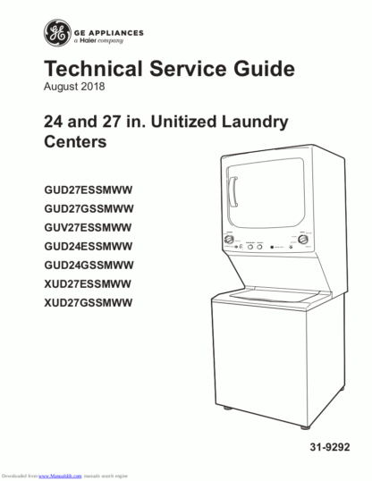 GE Washer Service Manual 19