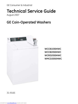 GE Washer Service Manual 35