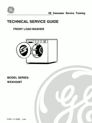 GE Washer Service Manual 40