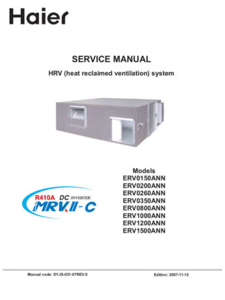 Haier Heating Service Manual 01