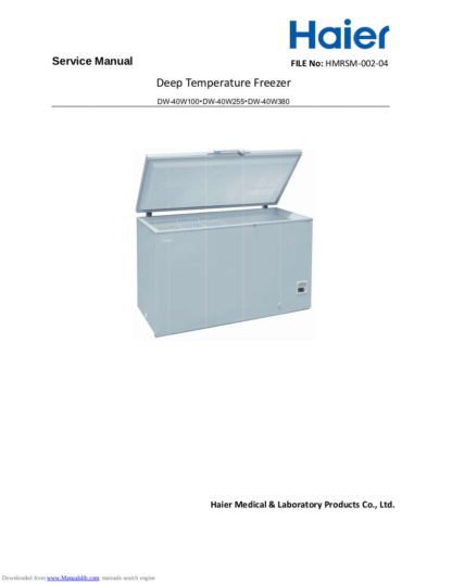 Haier Refrigerator Service Manual 114