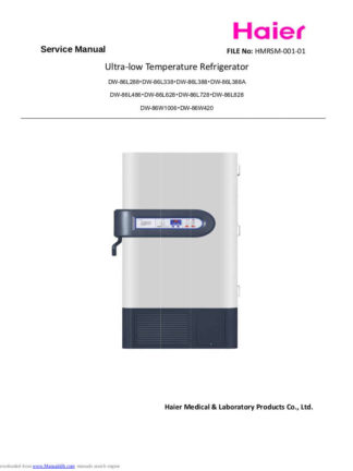 Haier Refrigerator Service Manual 115