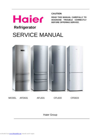 Haier Refrigerator Service Manual 127
