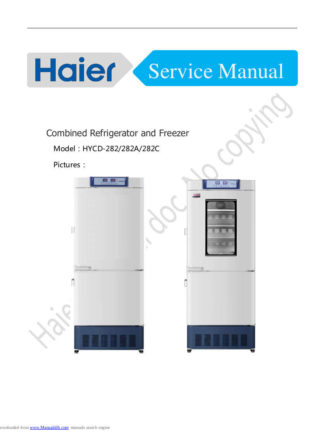 Haier Refrigerator Service Manual 149