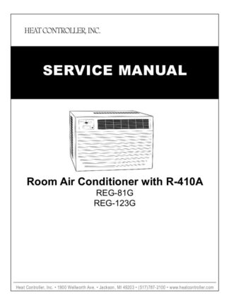 Heat Controller Air Conditioner Service Manual 03