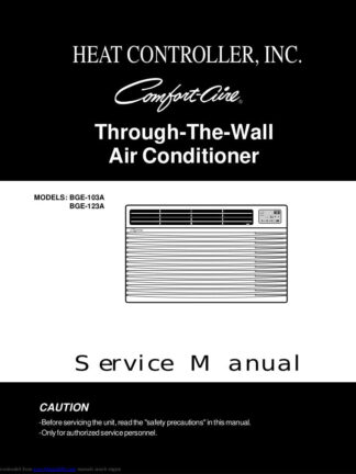 Heat Controller Air Conditioner Service Manual 04