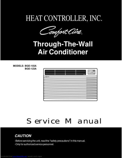 Heat Controller Air Conditioner Service Manual 04