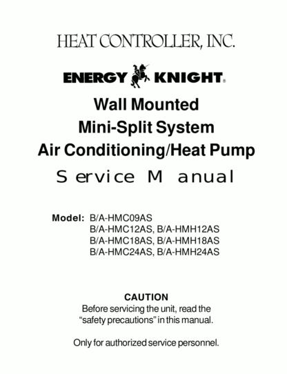 Heat Controller Heat Pump Service Manual 02