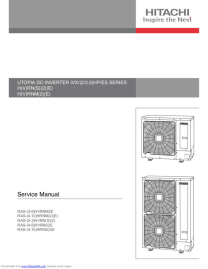 Hitachi Air Conditioner Service Manual 23