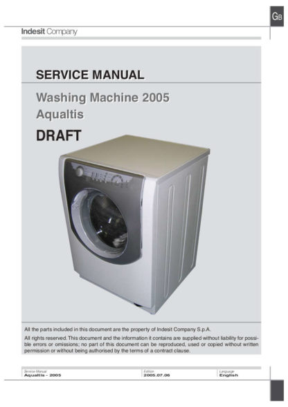 Indesit Washer Service Manual 08