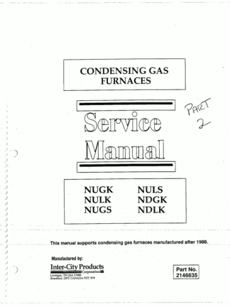 Inter-City Products Heat Service Manual 02