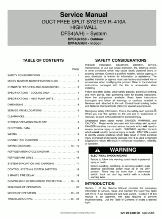 International Comfort Products Furnace Service Manual 02