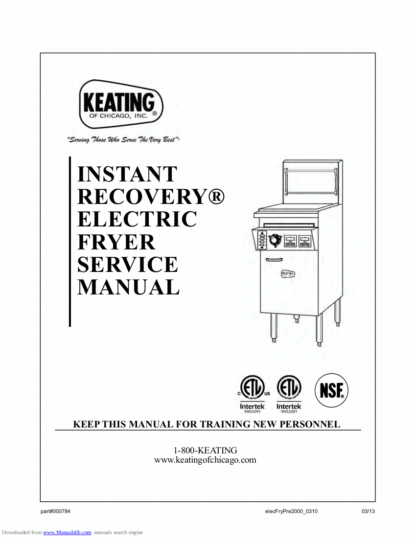 Keating Food Warmer Service Manual 06