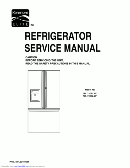 Kenmore Refrigerator Service Manual 17