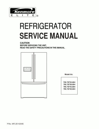 Kenmore Refrigerator Service Manual 39
