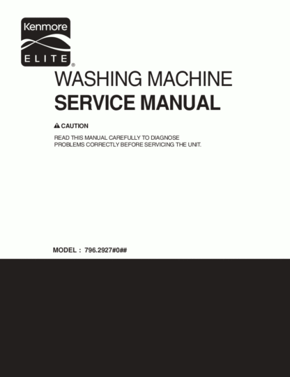 Kenmore Washer Service Manual 05