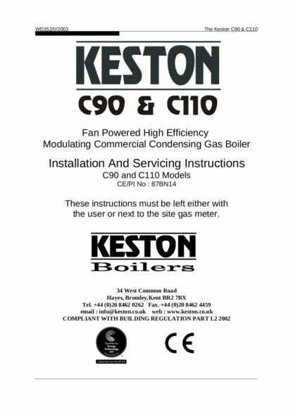 Keston Heating Service Manual 02